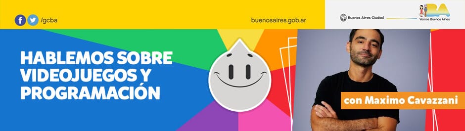 Conferencia: Hablemos de Videojuegos y Programación con Máximo Cavazzani