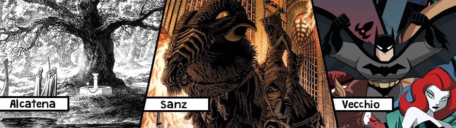 Conversación con los historietistas Quique Alcatena, Salvador Sanz y Luciano Vecchio.