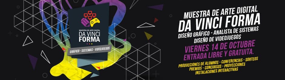 Da Vinci Forma. Muestra de Diseño de Videojuegos - Diseño Gráfico - Analista de Sistemas