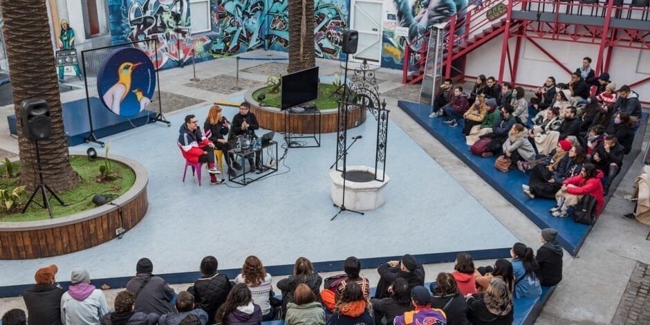Alexis Moyano y Bárbara Cerro, en el Recoleta