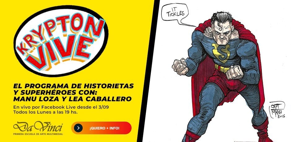 Arranca Krypton Vive: el Programa Semanal de Historietas por Facebook Live